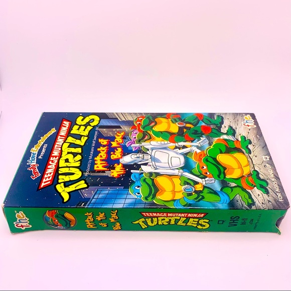 1989 Teenage Mutant Ninja Turtles Attack of the Big Macc VHS - 27344 - Picture 3 of 5